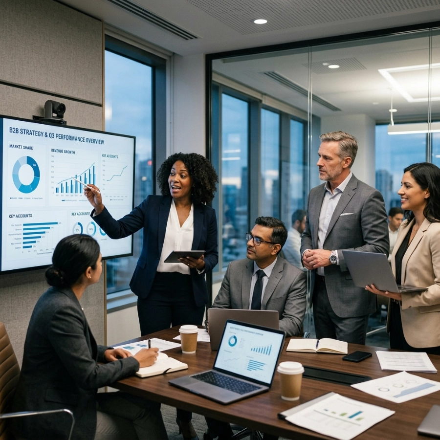 B2B Business Team Collaboration